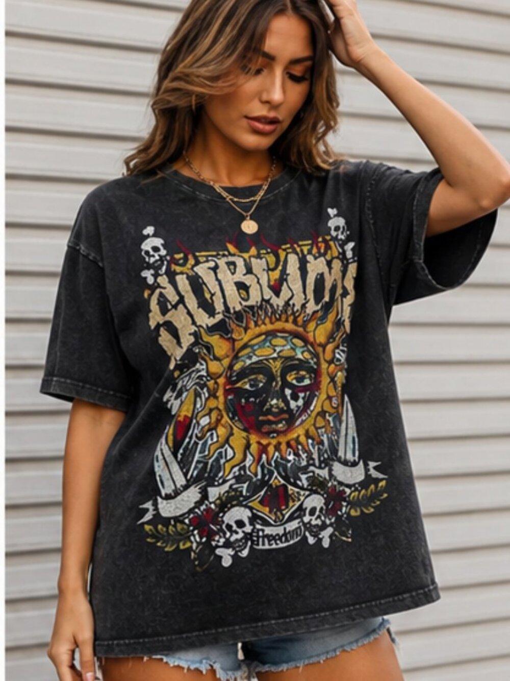 40oz to Freedom Vintage Shirt, Sublime Graphic - Picture 4 of 5